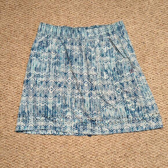 Toad and Co Sunkissed Weekend Skort Womens Small Teal Pockets Drawstring Elastic - Picture 1 of 8